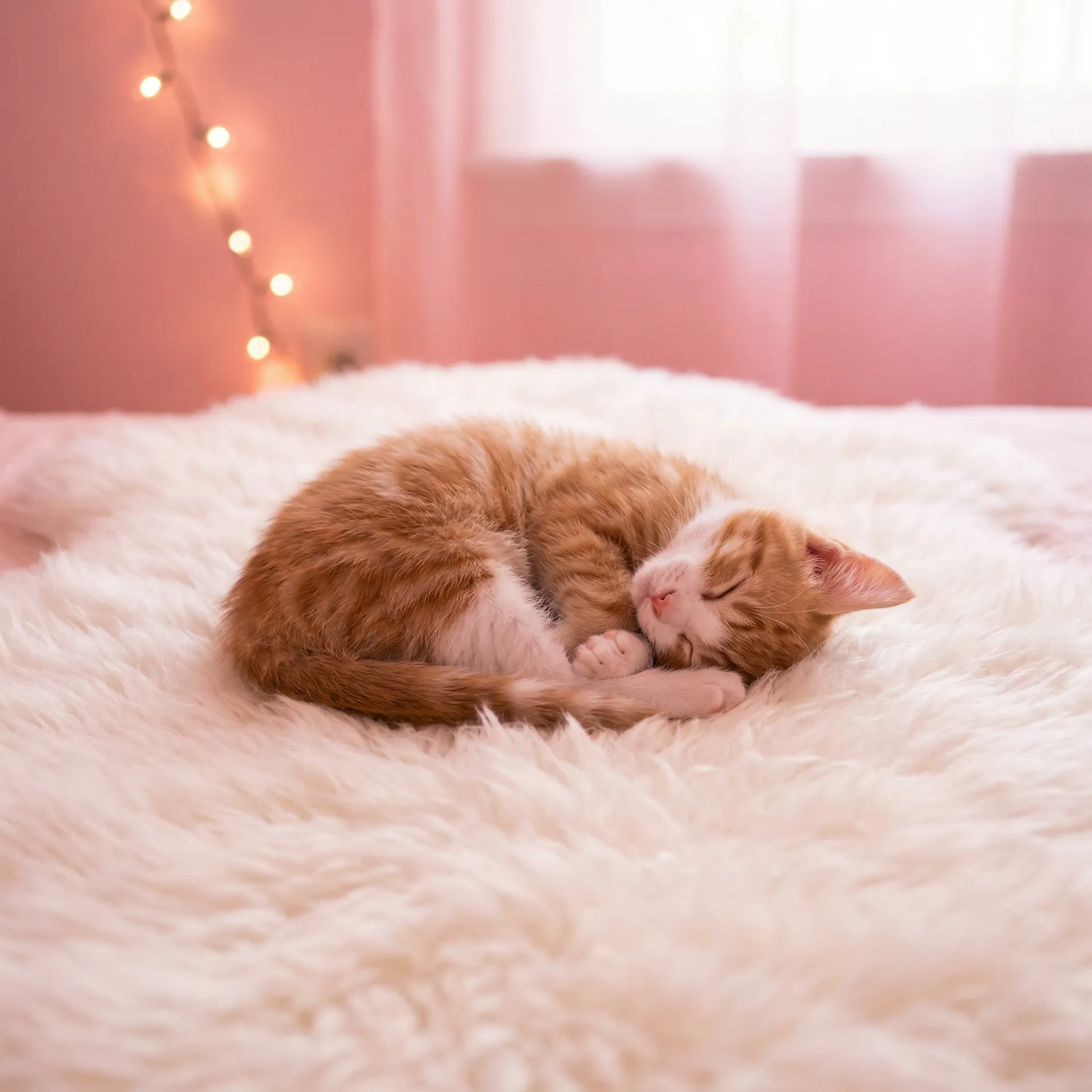 小猫蜷成一团入睡 - 篮球直播
